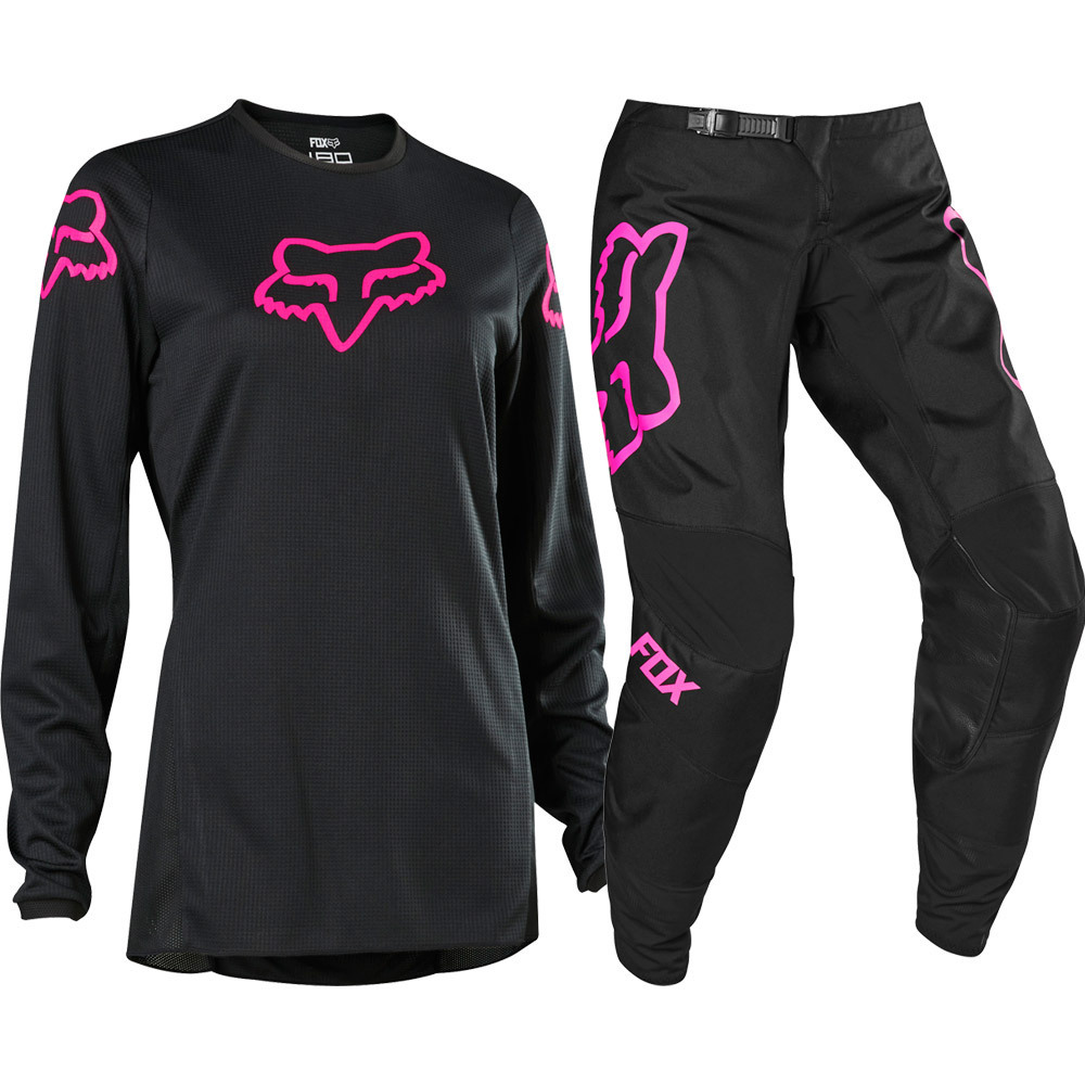 Fox Racing 2019 Womens 180 MATA Jersey-Black/Pink-L