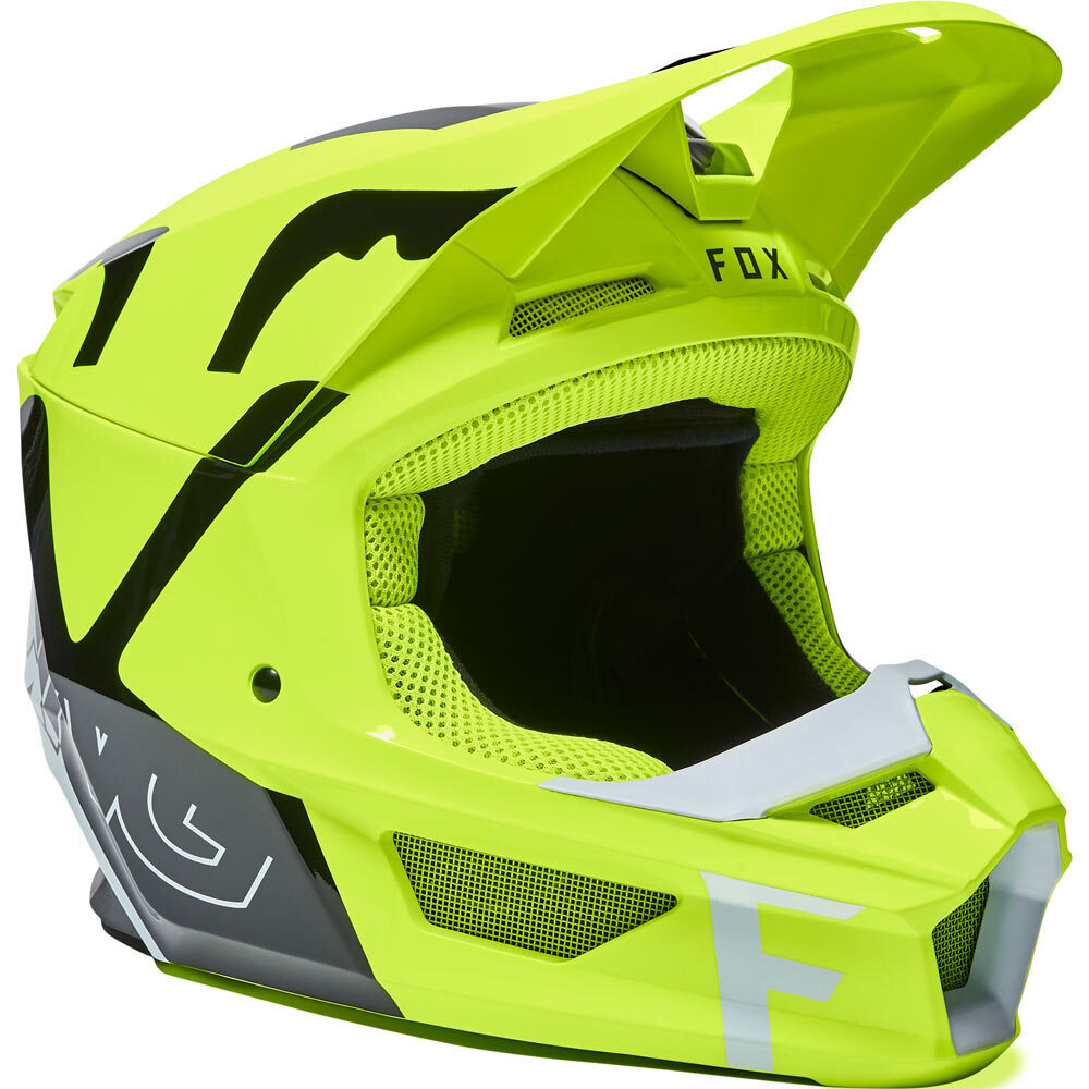 FOX 2022 V1 SKEW FLO YELLOW MIPS KIDS 