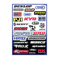 FACTORY EFFEX FX SPONSOR STICKER SHEET A