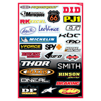 FACTORY EFFEX FX SPONSOR STICKER SHEET B
