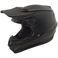 TROY LEE DESIGNS 2024 SE4 POLY MONO BLACK HELMET