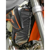 ENDURO ENGINEERING KTM-HQV BILLET RADIATOR GUARD, 17-22 125-501EXC/FE/TE, 16-22 125-450SX/FC/TC,, GAS GAS ALL 125-450 2021-/
