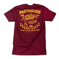 FASTHOUSE ALL OUT MAROON TEE