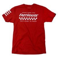 FASTHOUSE FRACTION RED TEE