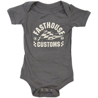 FASTHOUSE SPRINTER DARK GREY INFANT ONESIE