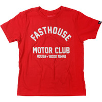 FASTHOUSE BRIGADE RED KIDS TEE SHIRT