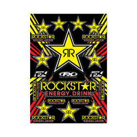 FACTORY EFFEX FX ROCKSTAR ENERGY STICKER SHEET