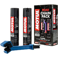 MOTUL ROAD CHAIN LUBE / CLEANER / BRUSH 3 PACK