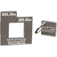 WORKS CONNECTION YAMAHA YZ125 / 250 06-27 48MM-58MM CHAIN GAUGE