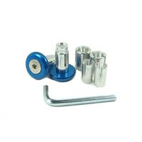 KUSTOM MX BAR ENDS BLUE