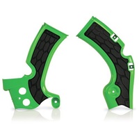 ACERBIS KAWASAKI KX450F 09-18 X-GRIP GREEN FRAME GUARDS