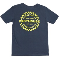 FASTHOUSE ANCHOR MIDNIGHT NAVY KIDS TEE