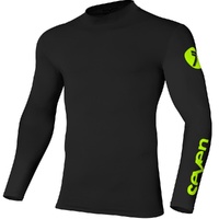 SEVEN 26.1 ZERO BLACK / FLO YELLOW COMPRESSION JERSEY