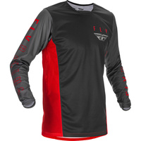 FLY RACING 2021 KINETIC K121 RED/GREY/BLACK KIDS JERSEY
