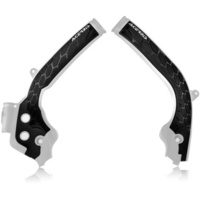 ACERBIS KTM/HUSQVARNA 16-19 X-GRIP WHITE/BLACK FRAME GUARDS