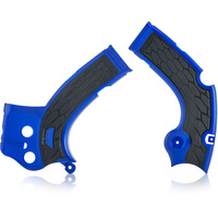 ACERBIS YAMAHA YZ250F/450F WR450F X-GRIP BLUE/BLACK FRAME GUARDS
