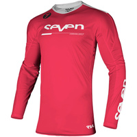 SEVEN 2021 RIVAL RAMPART FLO RED KIDS JERSEY