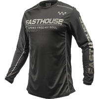 FASTHOUSE SAND CAT BLACK / BLACK OFF-ROAD JERSEY