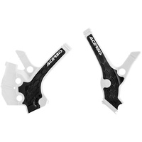 ACERBIS YAMAHA YZ 65 18-23 X-GRIP WHITE/BLACK FRAME GUARDS