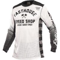 FASTHOUSE 2023 GRINDHOUSE A / C ASHER WHITE / BLACK JERSEY