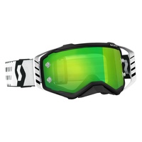 SCOTT PROSPECT BLACK/WHITE GREEN CHROME GOGGLES
