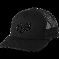 FOX BOUNDARY BLACK WOMENS TRUCKER HAT