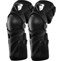 THOR MX FORCE XP ADULT BLACK KNEE GUARDS