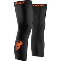 THOR COMP KNEE SLEEVE BLACK/RED ORANGE