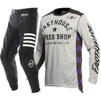 FASTHOUSE 2022 AIR COOLED SILVER / BLACK KIDS GEAR SET