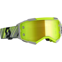 SCOTT FURY YELLOW/GREY YELLOW CHROME GOGGLES