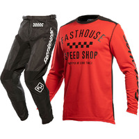FASTHOUSE 2023 CARBON RED / BLACK GEAR SET