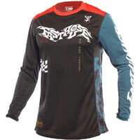 FASTHOUSE 2023 GRINDHOUSE BEREMAN BLACK / INFRARED JERSEY