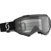 SCOTT FURY BLACK/GREY CLEAR GOGGLES