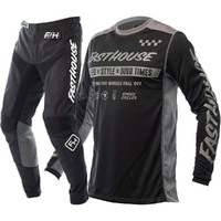 FASTHOUSE 2022 DOMINGO BLACK KIDS GEAR SET
