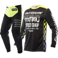 FASTHOUSE 2022 BRUTE BLACK / HI-VIZ GEAR SET