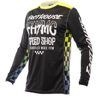 FASTHOUSE 2022 GRINDHOUSE BRUTE BLACK / HI-VIZ KIDS JERSEY