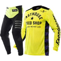 FASTHOUSE 2022 AIR COOLED HI-VIZ / BLACK GEAR SET