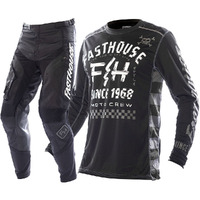 FASTHOUSE 2022 OFFROAD BLACK / WHITE GEAR SET