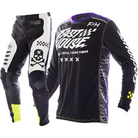 FASTHOUSE 2023 GRINDHOUSE RUFIO BLACK / PURPLE KIDS GEAR SET