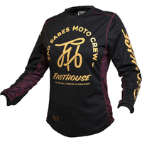 FASTHOUSE 2023 GRINDHOUSE GOLDEN SCRIPT BLACK WOMENS JERSEY
