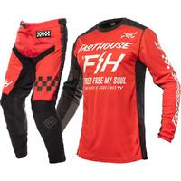 FASTHOUSE 2023 GRINDHOUSE SLAMMER RED / BLACK GEAR SET