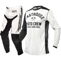FASTHOUSE 2023 GRINDHOUSE HAVEN WHITE / SILVER GEAR SET