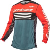FASTHOUSE 2023 GRINDHOUSE OMEGA RED / WHITE / BLUE KIDS JERSEY