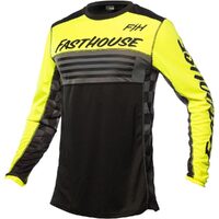 FASTHOUSE 2023 GRINDHOUSE OMEGA HI-VIZ / BLACK KIDS JERSEY