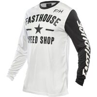 FASTHOUSE 2023 CARBON WHITE / BLACK KIDS JERSEY