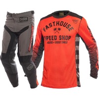 FASTHOUSE 2023 GRINDHOUSE A / C ASHER INFRARED / BLACK KIDS GEAR SET