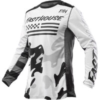 FASTHOUSE GRINDHOUSE RIOT WHITE / BLACK KIDS JERSEY