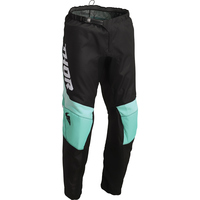 THOR 2022 SECTOR CHEV BLACK / MINT KIDS PANTS