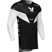 THOR 2025 SPORTMODE STRIKE BLACK JERSEY