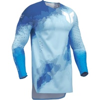 THOR 2026 SPORTMODE CARBON ELECTRIC BLUE / POWDER BLUE JERSEY